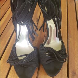 ❤Guess By Marciano Ankle Strap Suede Heels